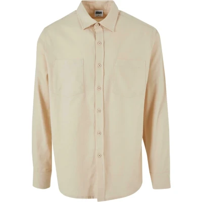 Abbildung von Urban Classics Herren Hemd Flanell Shirt Sand/Sand XL