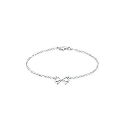 Abbildung von Elli Armband Damen Schleife filigran Trend in 925 Sterling Silber rosé vergoldet