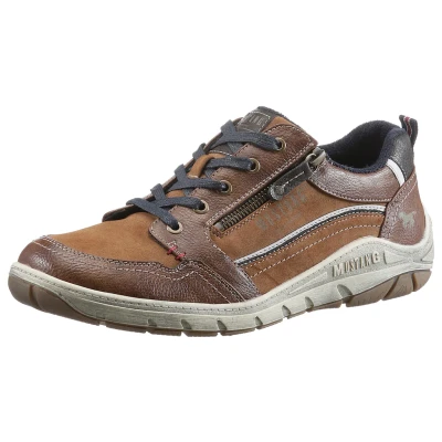 Abbildung von Mustang Sneaker low, Herren, Größe: 40, Kastanie Schuhe