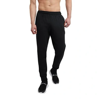 Abbildung von Champion Herren Powerblend Retro Fleece Jogger Pant Unterhose, schwarz, Klein
