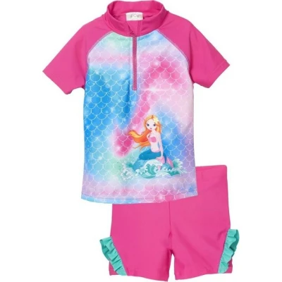 Abbildung von Playshoes Uvschutz Meerjungfrau SET Badeanzug für Kinder, Größe: 110/116, Pink