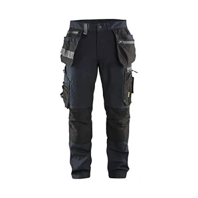Abbildung von Blaklader 159913438699C154 Handwerker Arbeitshose mit Stretch, Dunkel Marineblau/Schwarz, Größe C154