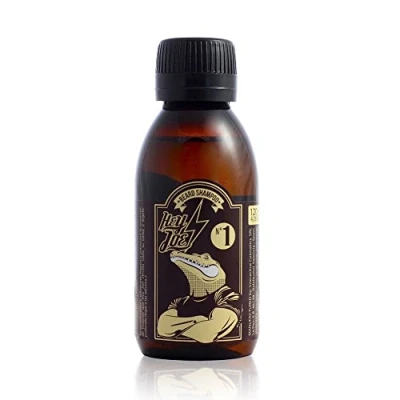 Abbildung von HEY JOE! Beard Shampoo Nº 1 Bart Herren mit Zitronen und Thymian Duft Bartshampoo für Männer 120 ml Flasche