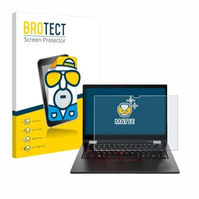 Abbildung von BROTECT Entspiegelungs Schutzfolie für Lenovo ThinkPad L13 Yoga Gen 2 Matte Displayschutz Folie, Anti Reflex, Fingerprint