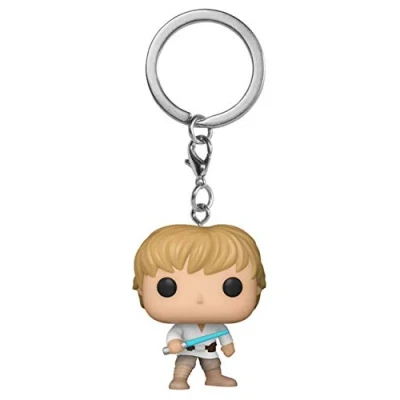 Abbildung von Funko Pop! Keychain: Star Wars Luke Skywalker Neuartiger Schlüsselanhänger Vinyl Minifigur Zum Sammeln Strumpffüller Geschenkidee Offizielle Handelswaren Movies Fans