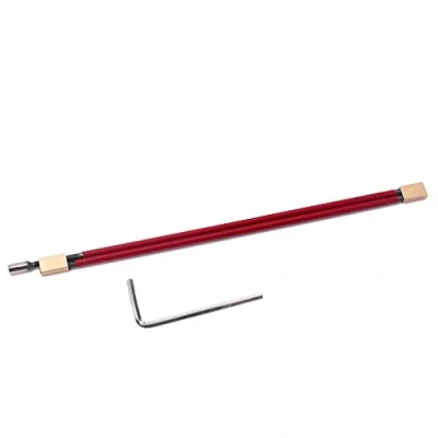Abbildung von Alnicov 2 fach verstellbarer Hot Rod Halsspannstab, 4 mm Sechskantmutter, 460 Gesamtlänge, Rot
