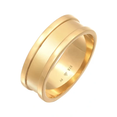 Abbildung von Kuzzoi Statement Piece Ring goldcoloured, Herren, Größe: 62, Gold coloured