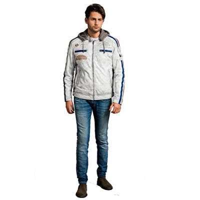 Abbildung von Urban Leather UR 315 herren jacke, vintage grey, L