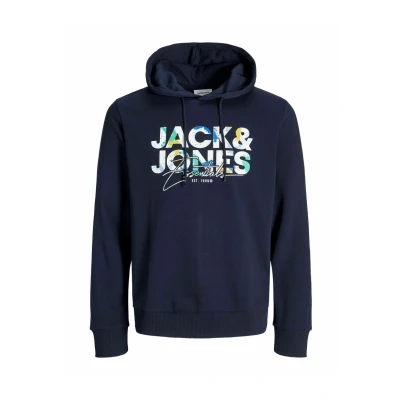 Abbildung von Jack &amp; Jones LOGO Sweatshirt, Herren, Größe: Small, Sky captain