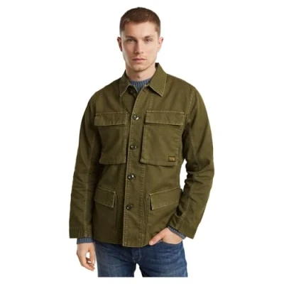 Abbildung von G STAR 4 Pocket Leichte Jacke, Herren, Größe: Large, Shadow olive gd