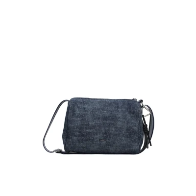 Abbildung von Rieker Schultertasche, Umhängetasche, Damen Handtasche mit abnehmbarem Logo Anhänger