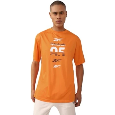 Abbildung von Reebok Myt Ss Tee Herren T Shirt L Orange (hivior)