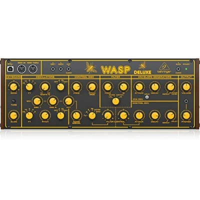 Abbildung von Behringer Wasp Deluxe Legendärer analoger Synthesizer mit Dual OSCs, Multi Mode VCF, 16 stimmiger Poly Chain und Eurorack Format