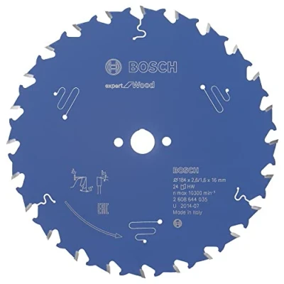 Abbildung von Bosch RUNDSAVKLINGE 184X16X2,6MM 24T EXP HOLZ