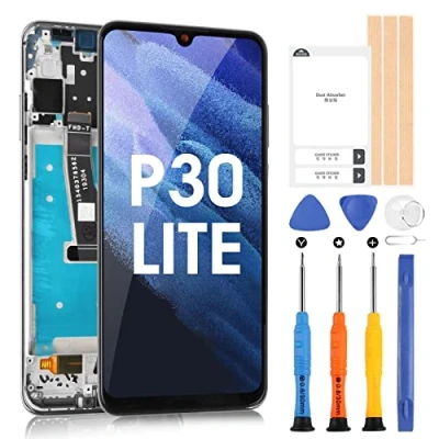 Abbildung von LCD Bildschirm für Huawei P30 Lite 2019 48MP MAR L21A L01A LX1A Display Nova 4E Ersatz Touchscreen Digitizer mit Werkzeug Kit