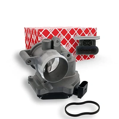 Abbildung von FEBI BILSTEIN 100774 Drosselklappe elektrisch mit Dichtung VOLKSWAGEN: Caddy 3 Kombi, Golf 6, Plus / Crossgolf, AUDI: A3 Schrägheck, Sportback