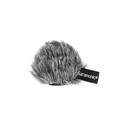 Abbildung von Saramonic Furry Windschutzscheibe SR XM1, SmartMic, SmartMixer &amp; CaMixer Mikrofone (XM1 WS), Schwarz