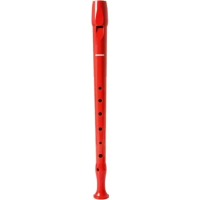 Abbildung von Hohner HOB95084RE Melody Line Blockflöte Kunststoff rot