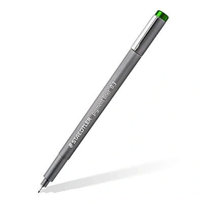 Abbildung von 10 x Staedtler Pigment liner 0,3mm grün