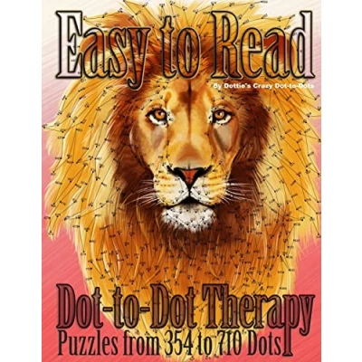 Abbildung von Easy to Read Dot Therapy: Puzzles from 354 710 Dots (Dot Books For Adults, Band 23)