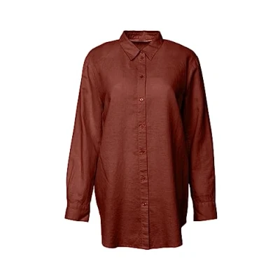 Abbildung von ESPRIT Damen 033EE1F327 Bluse, 805/TERRACOTTA, XXS