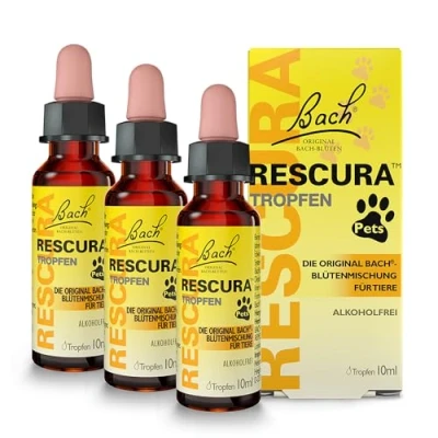 Abbildung von Bachblüten Original Bach RESCURA Pets Multipack 3 x 10 ml Bachblütenmischung für Tiere nach Dr. Edward ehemals Rescue