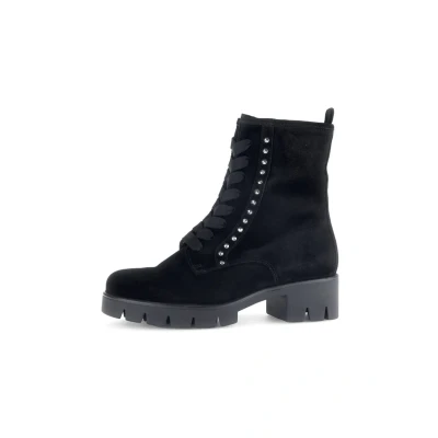 Abbildung von Gabor Combat Plateaustiefelette, Damen, Größe: 39, Schwarz Schuhe
