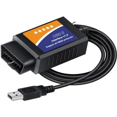 Abbildung von FORScan ELMconfig OBD2 Adapter USB Scanner mit MS CAN/HS CAN Schalter Professionelles OBDII Diagnose Scan Tool für Ford und Mazda…