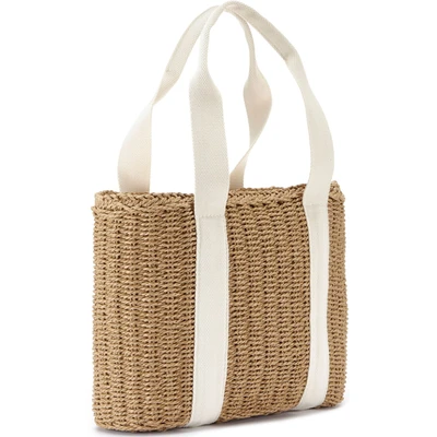 Abbildung von Vivance Shopper, Schultertasche,Strandtasche,Korbtasche,Tragetasche,Bast Optik VEGAN