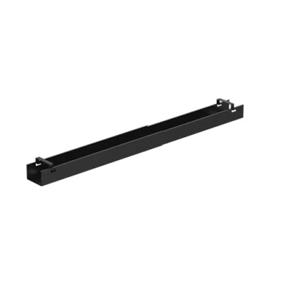 Abbildung von Kabelkanal Schreibtisch Schwarz Verstellbar 90 bis 140 cm Kabelmanagement für kabelorganisation am Arbeitsplatz Cable Management Desk Under Stabureaus®