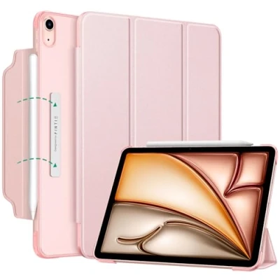 Abbildung von Fintie Hülle für iPad Air 11 Zoll M2 (2024), 5. Generation (2022)/ 4. Gen 10,9 Case [Magnetverschluss] Leichte Standhülle mit Durchscheinend Mattierter Rückseite, Roségold
