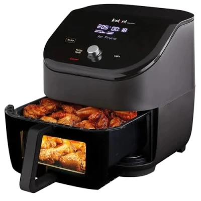 Abbildung von Instant Pot Heißluftfritteuse, 1700 W, ClearCook + EvenCrisp Technologie, bis zu 1,8 kg Hähnchen/1 Pommes