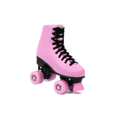 Abbildung von SMJ sport Damen Klassische Retro Rollschuhe ABEC7 Kugellager Mint Rosa Mädchen Classic Roller Skates Inliner Inlineskates Gr. 35, 36, 37, 38, 39, 40, 41 (Pink/Schwarz, 35)