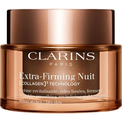 Abbildung von CLARINS Extra Firming Nuit COLLAGEN&sup3; TECHNOLOGY Cr&egrave;me Peaux s&egrave;ches refillable 50 ml