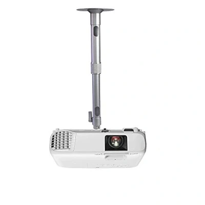 Abbildung von Drsn Beamer Halterung Deckenhalterung, Höhe 26 40cm, Tragkraft 3kg, Projektorhalterung für Wand/Decke, Aluminiumlegierung, Universalhalterung, Flexibler Kugelkopf, Stabiler Halt