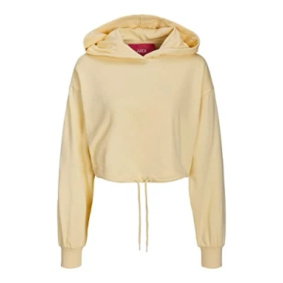 Abbildung von JJXX Women&#039;s JXALFA Loose Every Crop Hoodie Kapuzenpullover, Sunlight, XS