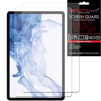 Abbildung von TECHGEAR 2 Stück Schutzfolie für Galaxy Tab S9 11 Zoll (SM X710 / SM X716) Screen Protector, Ultra Klare Bildschirmschutz Display Folie Kompatibel mit Samsung 2023