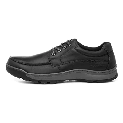 Abbildung von Hush Puppies Herren Tucker Derbys, Schwarz, 43 EU