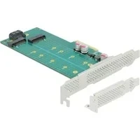 Abbildung von PCI Express x4 Karte zu 1 x M.2 Key B + NVMe M, Controller