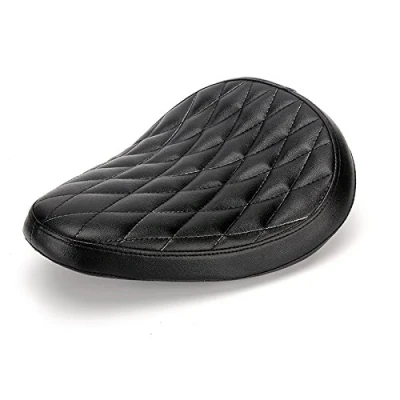 Abbildung von Triclicks Universal Schwarz Motorrad Solo Sitz für Harley Honda Yamaha Kawasaki Suzuki Sportster Bobber Chopper Custom