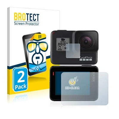 Abbildung von BROTECT (2 Stück Schutzfolie für GoPro Hero 7 Black Displayschutz Folie Ultra Klar