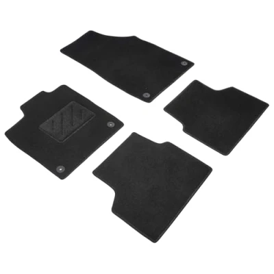 Abbildung von WALSER Standart 80804 Fußmattensatz Polyester, PP (Polypropylen) vorne und hinten anthrazit/schwarz Maßgefertigt