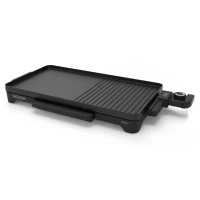 Abbildung von Black &amp; Decker BXGD2200E, Schwarz, Rechteckig, Drehregler, 490 x 270 mm, 2200 W, 2,26 kg
