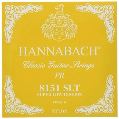 Abbildung von Hannabach Saiten für Klassikgitarre Seire 815 Super Low Tension Silver Special, Gitarrensaiten (Allzweck Saite fast jedes Instrument, klassische Gitarre, Made in Germany)