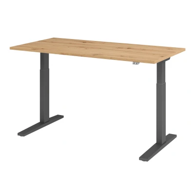 Abbildung von Hammerbacher Schreibtisch XMKA16 Asteiche/Graphit