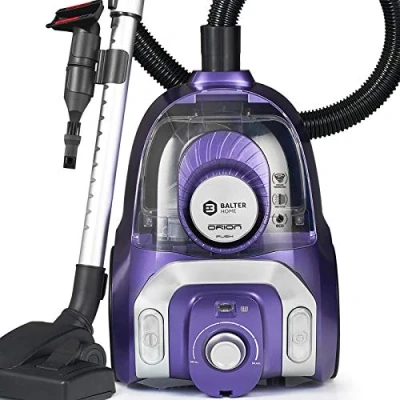 Abbildung von Balter Bodenstaubsauger Orion X3, Staubsauger Beutellos, Zyklon Max 1000W HEPA Lila