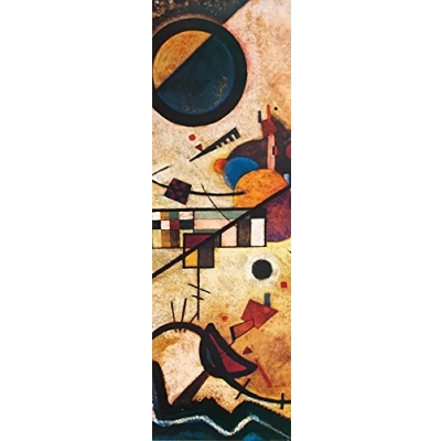 Abbildung von 1art1 Wassily Kandinsky Gegenklänge, 1924, 1 Teilig Fototapete Poster Tapete 250x79 cm