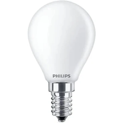 Abbildung von Philips LED Classic E14 Lampe (25 W), matte in Tropfenform mit warmweißem Licht, energiesparende langer Nutzlebensdauer