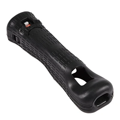 Abbildung von Bewinner Motion Plus Adapter Konverter MotionPlus Sensor + Silikon Hülle für Nintendo Wii Remote Controller(schwarz)