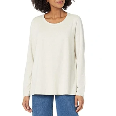 Abbildung von Amazon Essentials Damen Still T Shirt, Haferbeige Meliert, XXL